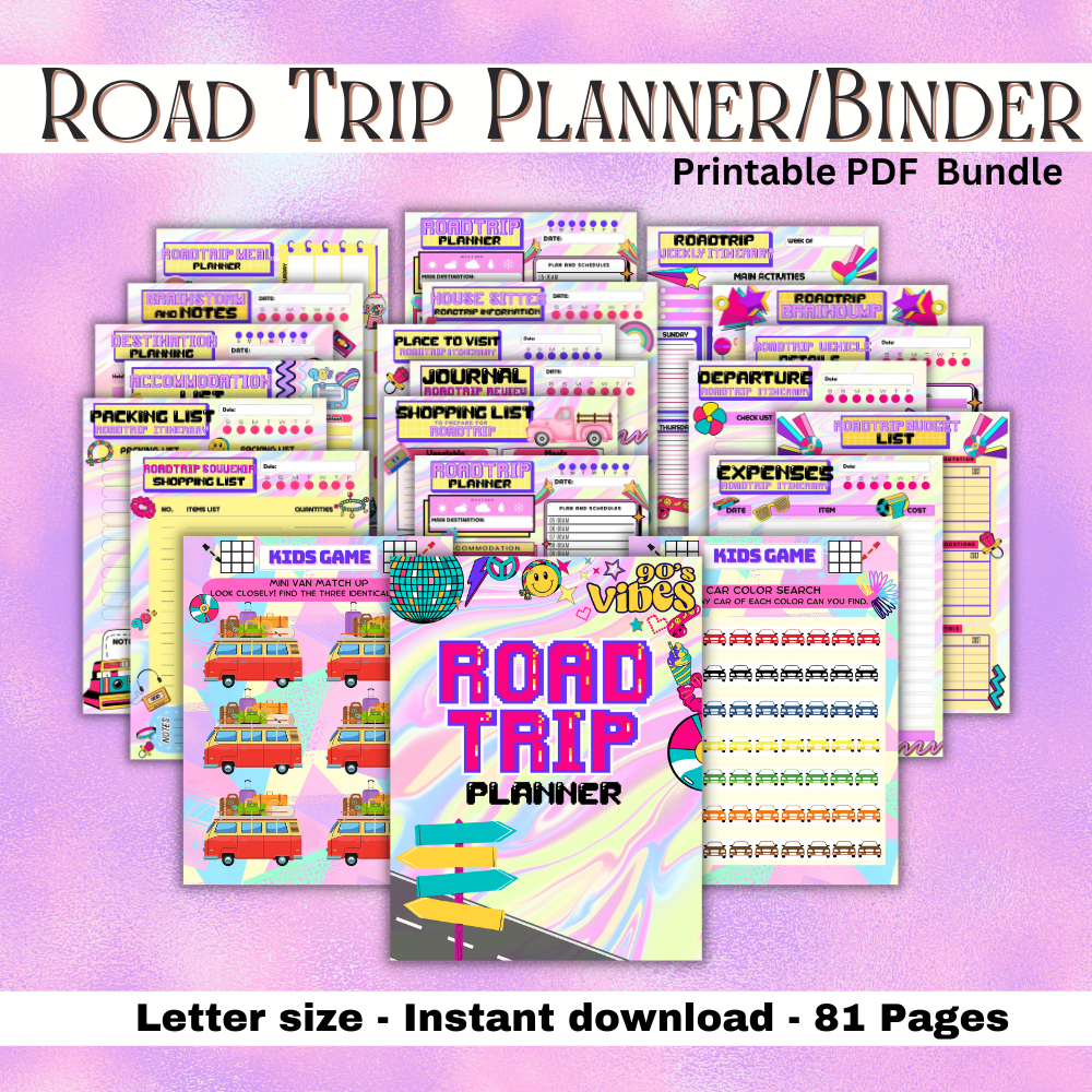 ROAD TRIP PLANNER 90'S