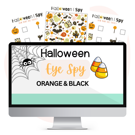 HALLOWEEN EYE SPY ORANGE & BLACK EDITION