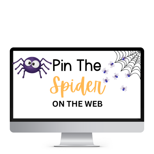 HALLOWEEN  PIN THE SPIDER