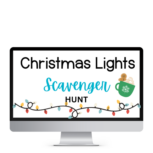 CHRISTMAS LIGHTS SCAVENGER HUNT