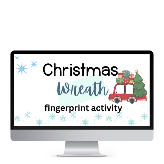 FINGERPRINT CHRISTMAS WREATH